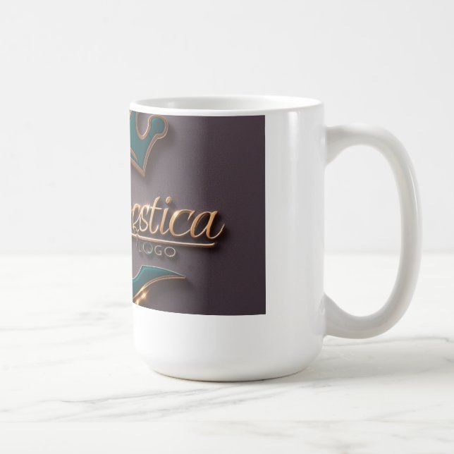 Taza De Café Mug de lujo con diseño elegante - Un toque elegant (Derecha)
