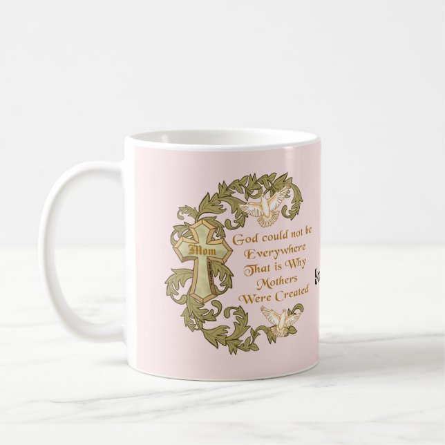 Taza De Café Mug de mamá cristiana (Izquierda)