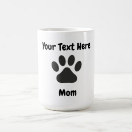 Taza De Café Mug de mamá de perro personalizada