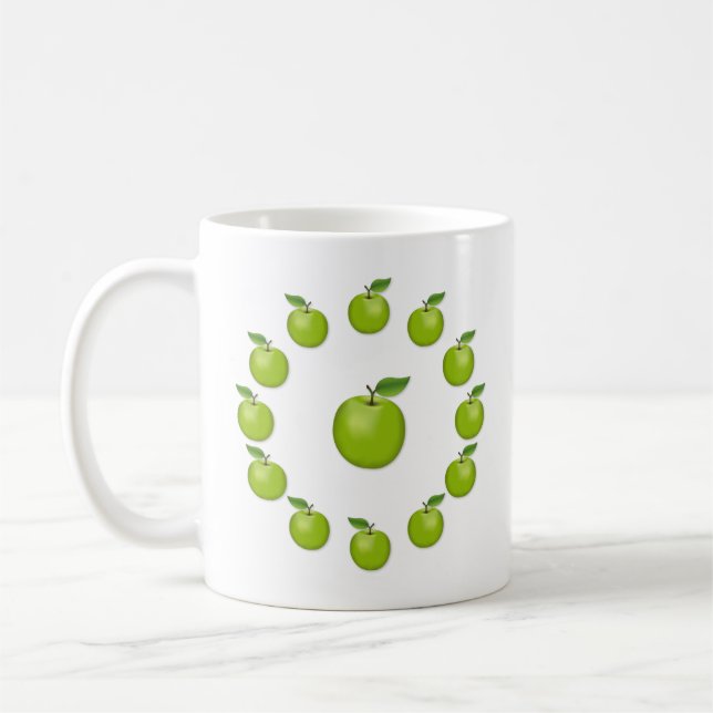 Taza De Café Mug de manzanas (Izquierda)