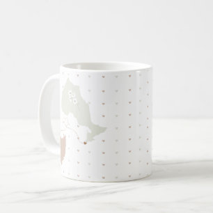 Taza De Café Mug. de mapa personalizado