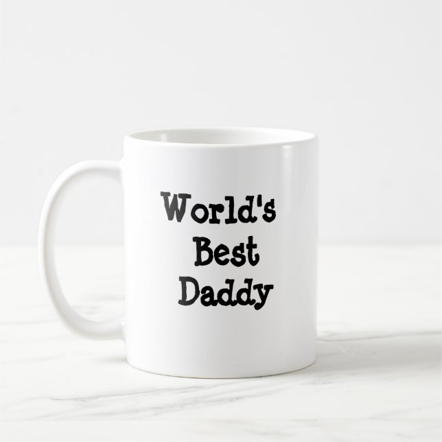 Taza De Café Mug de Mejor Papi del Mundo (Izquierda)