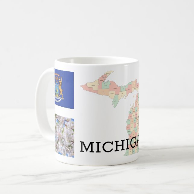TAZA DE CAFÉ MUG DE MICHIGAN (Anverso izquierdo)