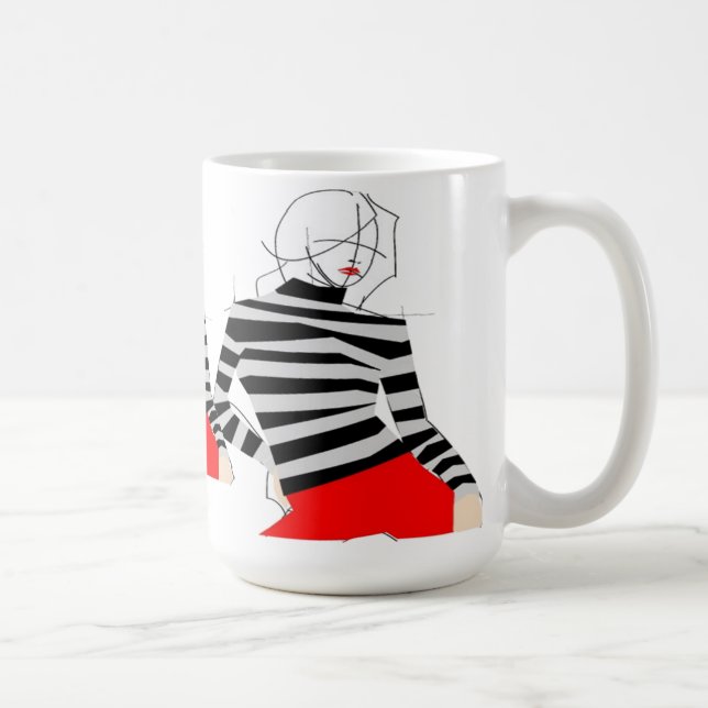 Taza De Café Mug de moda de arte pop (Derecha)