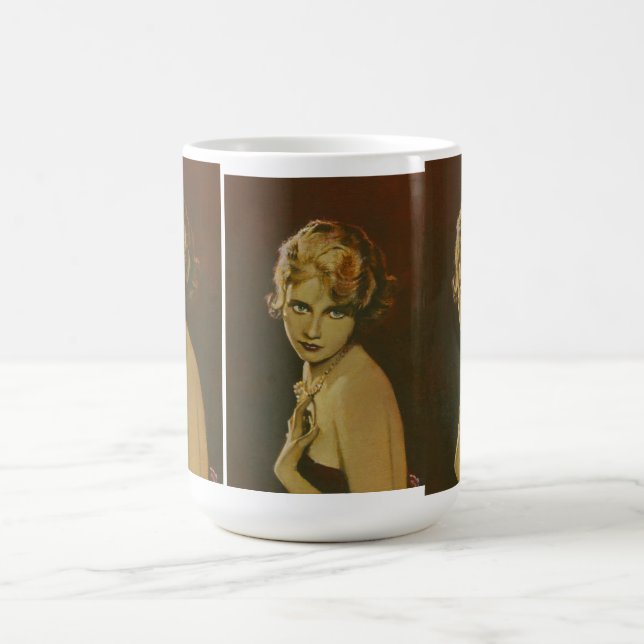 Taza De Café Mug de moda de las damas de los años 30 (Centro)