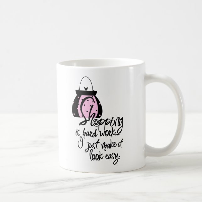 Taza De Café Mug de moda rosa (Derecha)