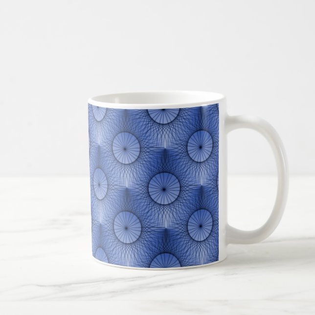 Taza De Café Mug de Moda ultramoderna, azul claro (Derecha)