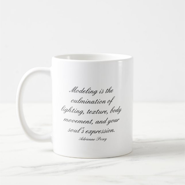 Taza De Café Mug de modelado (Izquierda)