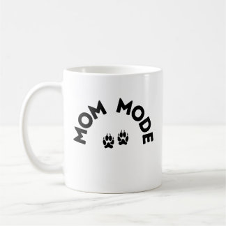 Taza De Café Mug de modo de mamá - Paw Print Edition