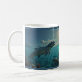 Taza De Café Mug de Mosasauris (Arte de los Dinosaurios) para t