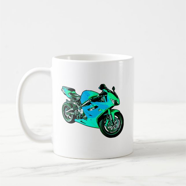 Taza De Café Mug de motocicleta (Izquierda)