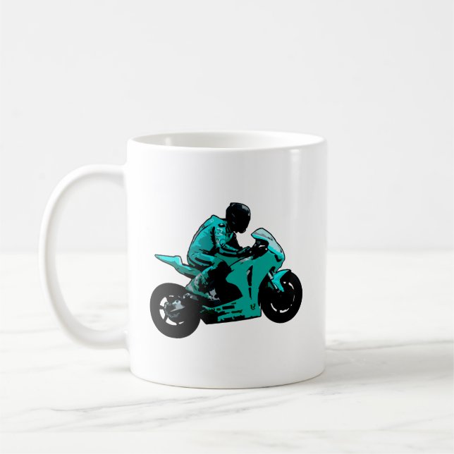 Taza De Café Mug de motocicleta (Izquierda)