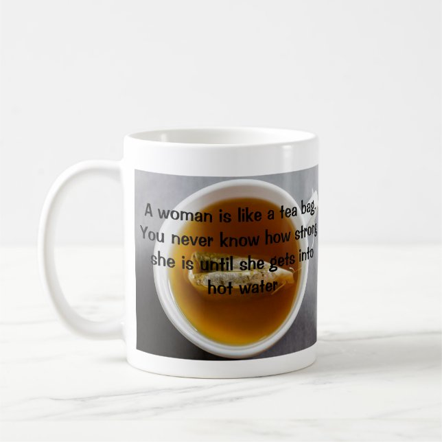 Taza De Café Mug de mujer fuerte (Izquierda)
