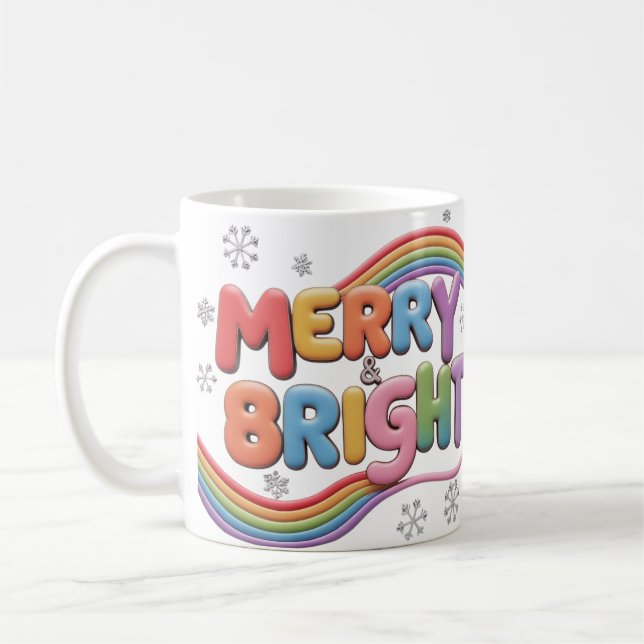 Taza De Café Mug de Navidades clásicos brillantes (Izquierda)