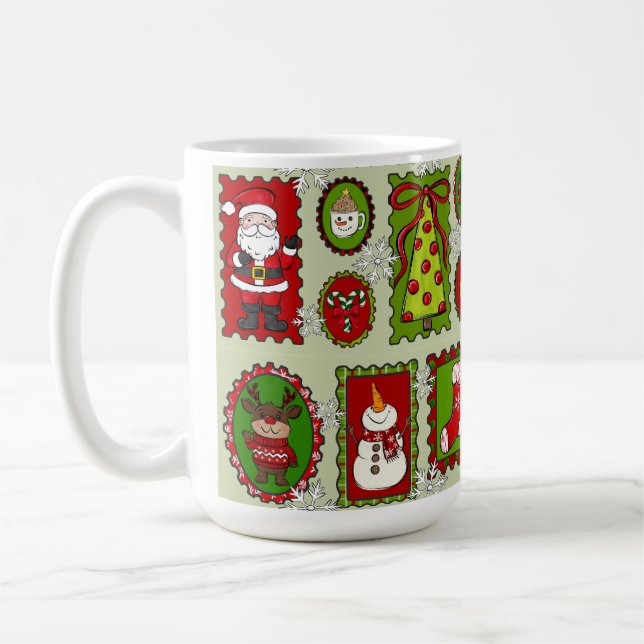 Taza De Café Mug de Navidades cutáneos (Izquierda)