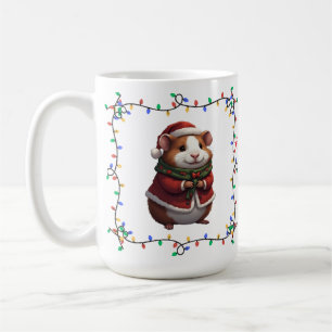 Taza De Café Mug de Navidades de cerdo guineanos
