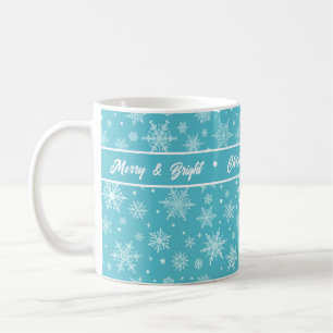 Taza De Café Mug de Navidades de copo de nieve