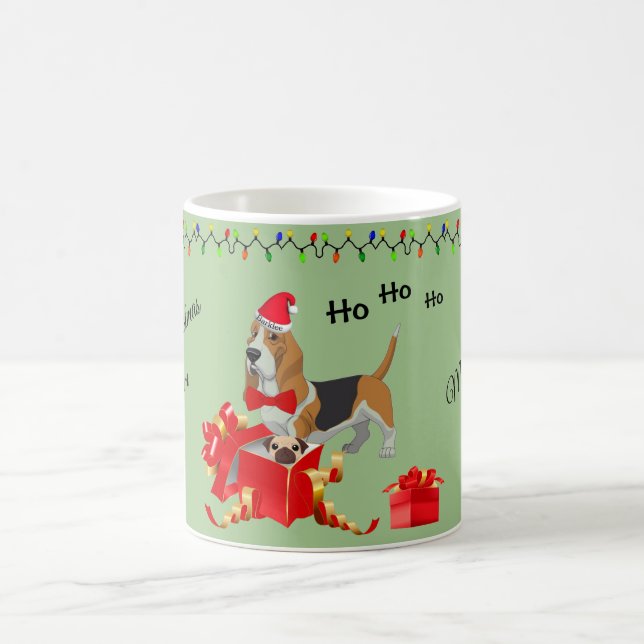 Taza De Café Mug de Navidades de hebilla de base personalizadas (Centro)
