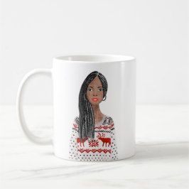Taza De Café Mug de Navidades de imágenes de acuarela personali