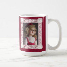 Taza De Café Mug de Navidades de la muñeca roja para el patinaj