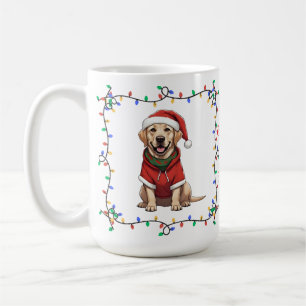Taza De Café Mug de Navidades de recuperadores de labrador de c