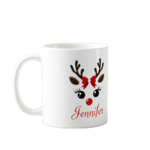 Mug de Navidades de renos malintencionados
