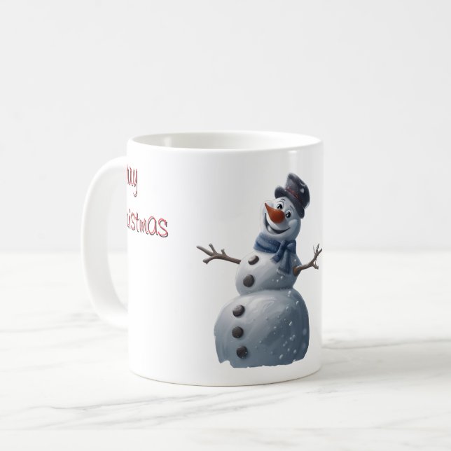 Taza De Café Mug de Navidades de Snowman (Anverso izquierdo)