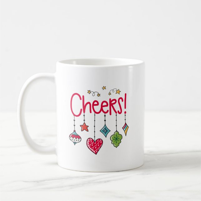 Taza De Café Mug de Navidades de vítores (Izquierda)