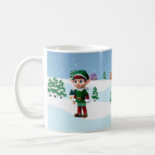 Taza De Café Mug de Navidades elfos de Santa