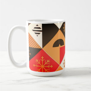 Taza De Café Mug de Navidades geométricos modernos