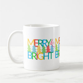 Taza De Café Mug de Navidades merry y Bright