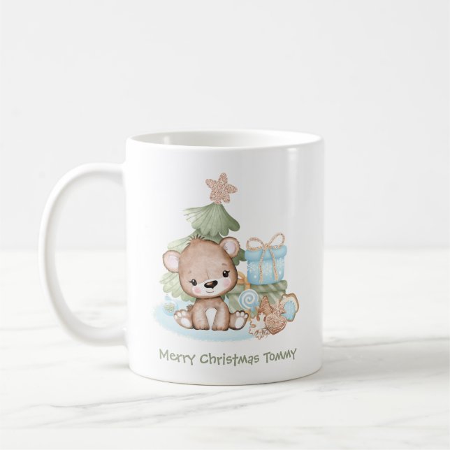 Taza De Café Mug. de Navidades personalizados (Izquierda)