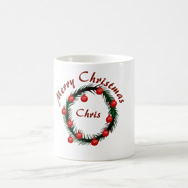 Taza De Café Mug de Navidades personalizados (Centro)