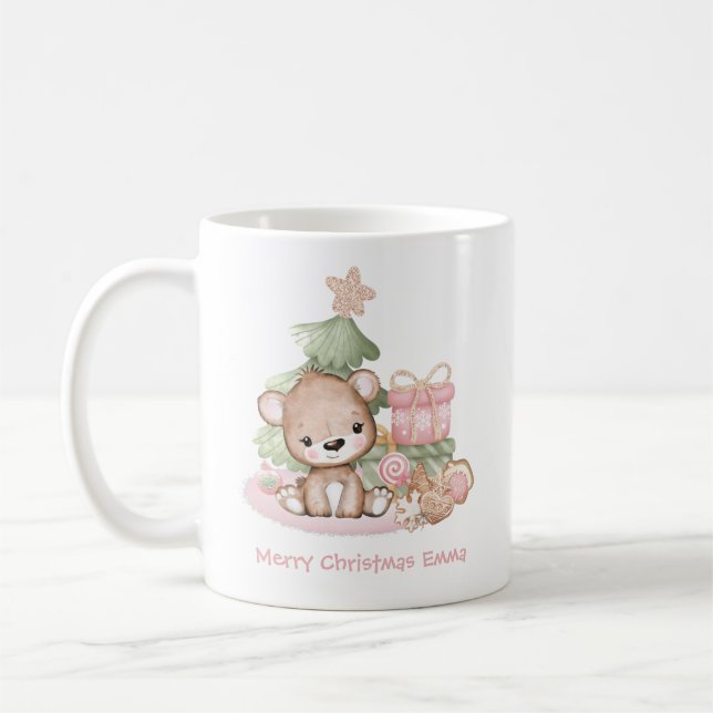 Taza De Café Mug. de Navidades personalizados (Izquierda)