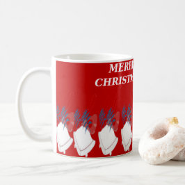 Taza De Café Mug de Noël "Merry Christmas" – Typographie Élégan