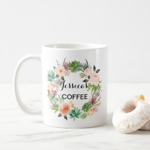 Taza De Café Mug de nombre cútomo, Mug de nombre personalizado