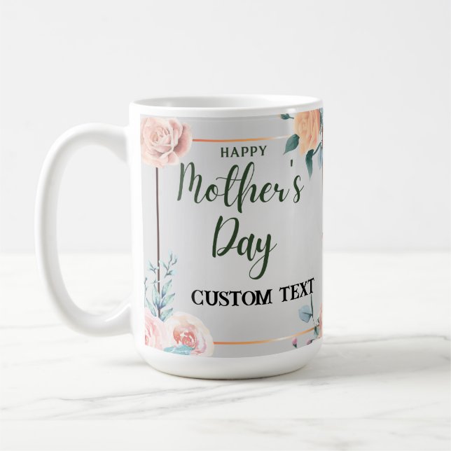 TAZA DE CAFÉ MUG DE NOMBRE DE DÍA DE LA MADRE PERSONALIZADO (Izquierda)