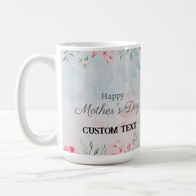 TAZA DE CAFÉ MUG DE NOMBRE DE DÍA DE LA MADRE PERSONALIZADO (Izquierda)