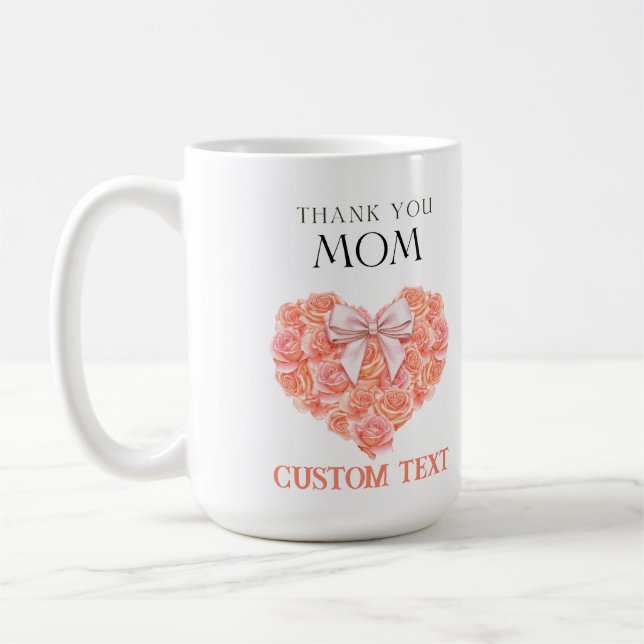 TAZA DE CAFÉ MUG DE NOMBRE DE DÍA DE LA MADRE PERSONALIZADO (Izquierda)