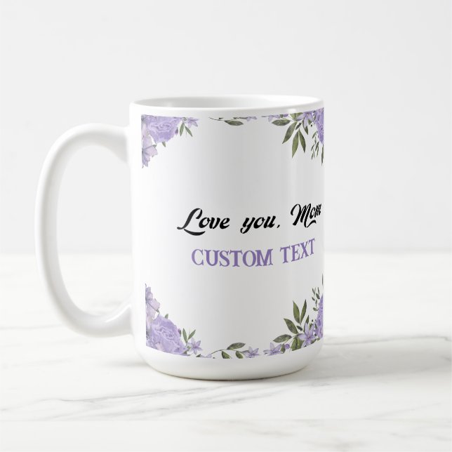 TAZA DE CAFÉ MUG DE NOMBRE DE DÍA DE LA MADRE PERSONALIZADO (Izquierda)