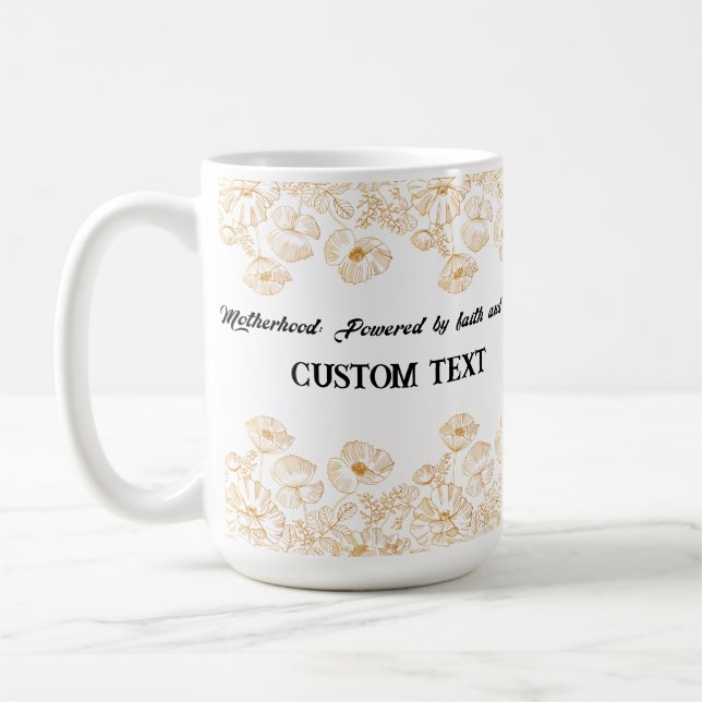 TAZA DE CAFÉ MUG DE NOMBRE DE DÍA DE LA MADRE PERSONALIZADO (Izquierda)