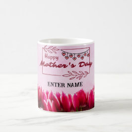 TAZA DE CAFÉ MUG DE NOMBRE DE DÍA DE LA MADRE PERSONALIZADO