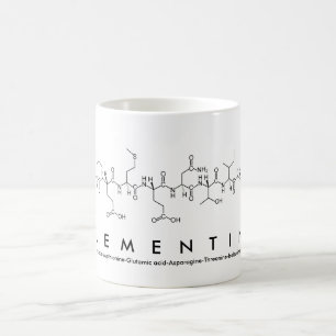 Taza De Café Mug de nombre de péptido clementino