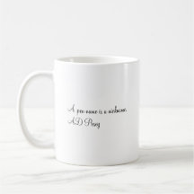 Mug de nombre de pluma