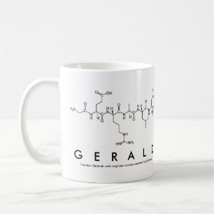Taza De Café Mug de nombre del péptido Gerald