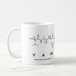 Taza De Café Mug de nombre peptídico de Van