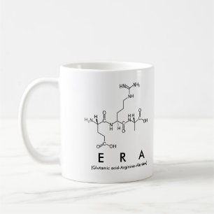 Taza De Café Mug de nombre péptido de era