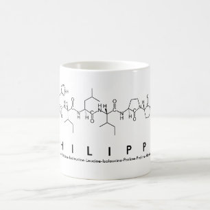 Taza De Café Mug de nombre peptido de Philippa