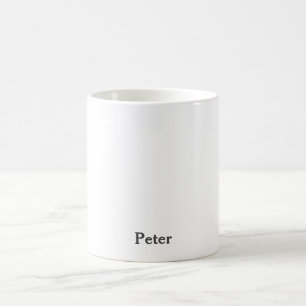 Taza De Café Mug de nombre personalizable