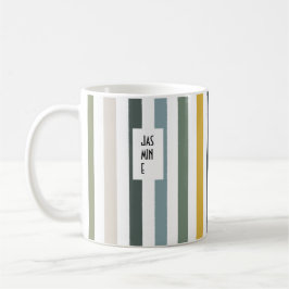 Taza De Café Mug de nombre personalizado de pistas de eco - Hue
